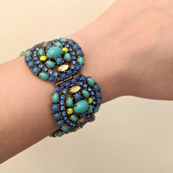 Stella and Dot chunky blue bracelet - Picture 2 of 3